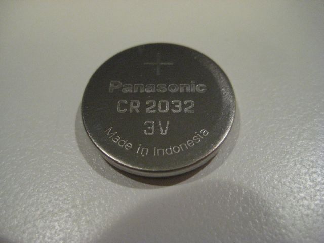 Батарейка от ключа зажигания Panasonic CR 2032 для Хёндая Солярис