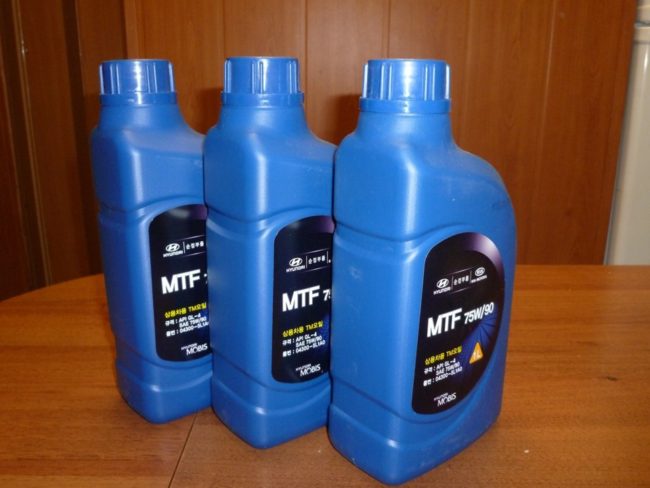 Упаковка масла для МКПП MTF 75W/90 GL4