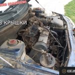 Без декоративной крышки двигателя на ВАЗ-2110