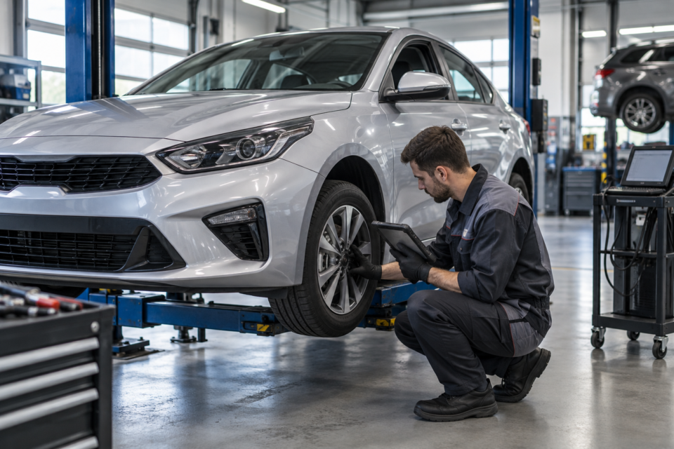 Диагностика системы ABS корейского автомобиля в автосервисе