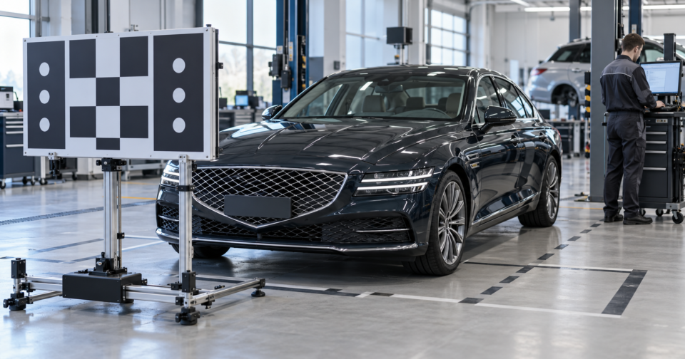 Калибровка адаптивного круиз-контроля Genesis перед покупкой автомобиля