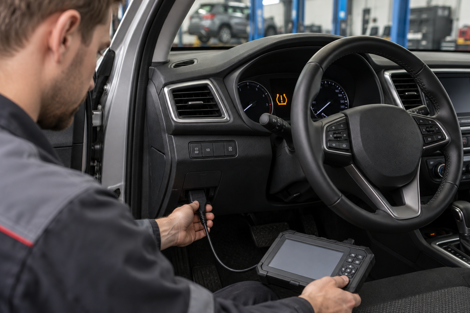 Диагностика системы контроля давления в шинах Kia сканером